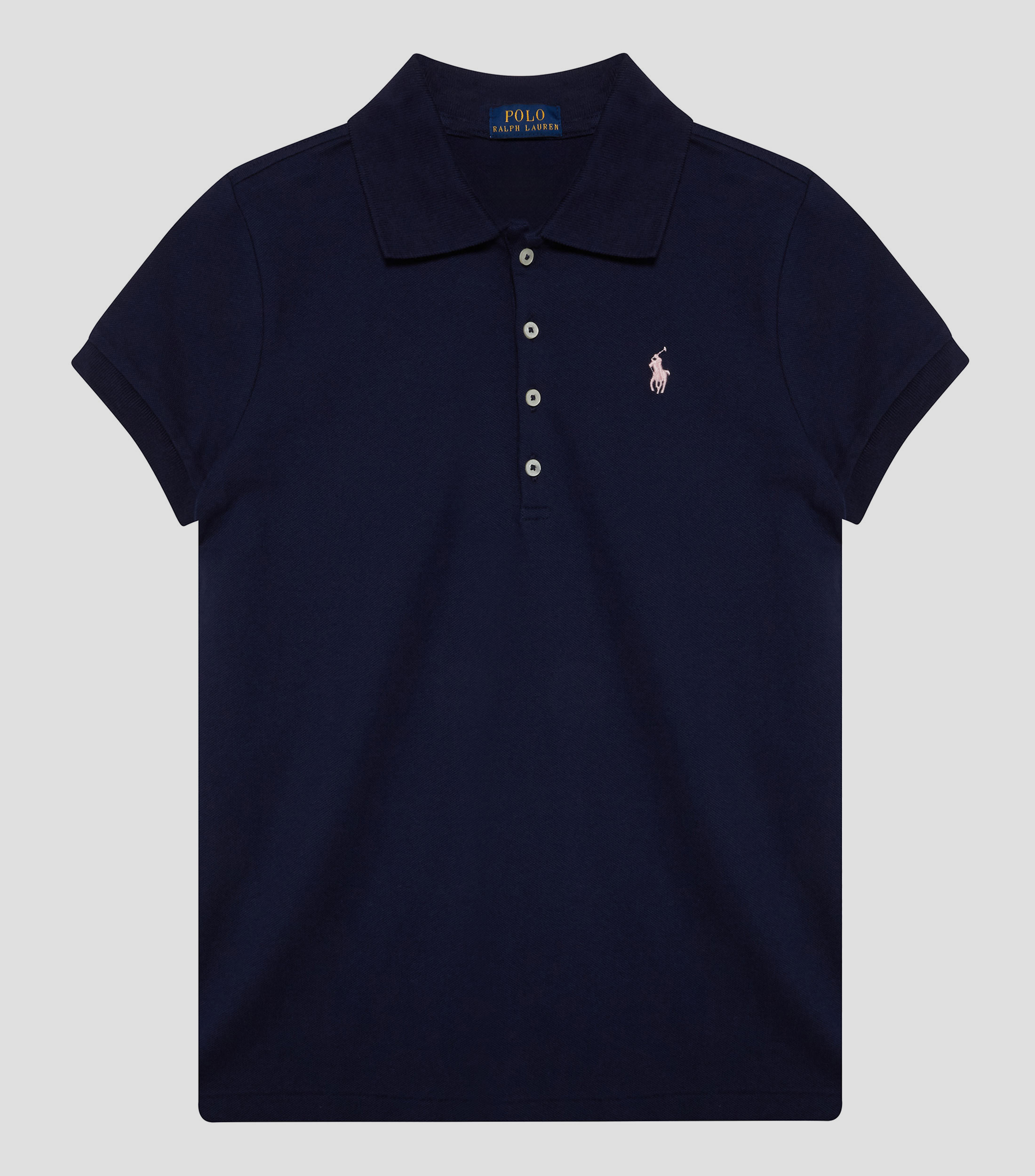 Playera tipo polo de manga corta Niña